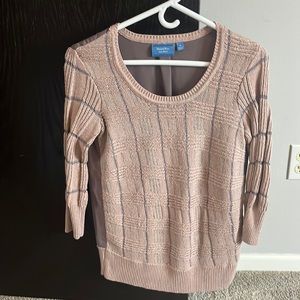 Simply Vera wang plaid sweater